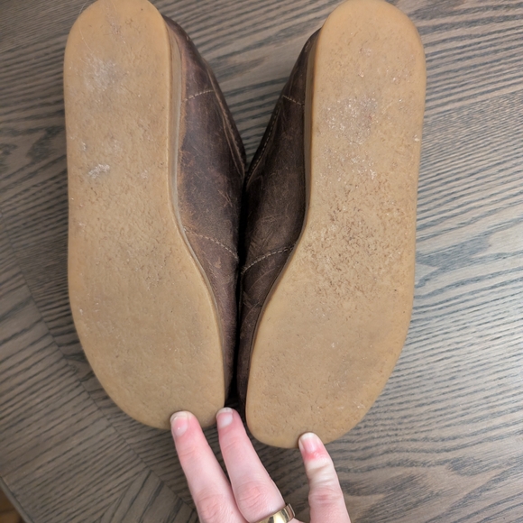 Clarks Brown Leather Wallabee Size 6 - Picture 6 of 7